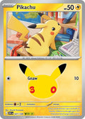 Pikachu 031/128 Pikachu Rare 30th Celebration Pokémon card
