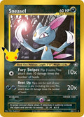 Sneasel 25/111 Rare 30th Celebration Classic Collection Pokémon card
