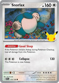Snorlax 119/128 Common 30th Celebration Pokémon card