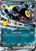 Umbreon ex 092/128 Double Rare 30th Celebration Pokémon card