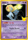 Uxie 43/146 Rare 30th Celebration Classic Collection Pokémon card