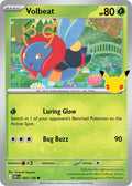 Volbeat 003/128 Common 30th Celebration Pokémon card