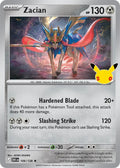 Zacian 106/128 Rare 30th Celebration Pokémon card
