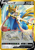 Zacian V 138/202 Holo Rare V 30th Celebration Classic Collection Pokémon card
