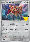 Zamazenta 107/128 Rare 30th Celebration Pokémon card