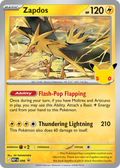 Zapdos 098/MEP Holo Promo Pokémon card – Mega Evolution Promos